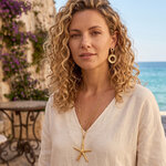 Collier Marina étoile de mer- Acier inoxydable - Bijoux fantaisie femme - idée cadeau -été - Olympe bijoux - Colliers - chaine- choker