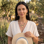 Collier breloques Azurea - coquillage perle etoile - Acier inoxydable - Bijoux fantaisie femme - idée cadeau -été - Olympe bijoux - Colliers - chaine