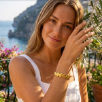 Bracelet jonc Maeva - seashell coquillage - bijoux acier inoxydable - idee cadeau femme anniversaire - Olympe bijoux5