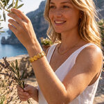 Bracelet jonc Maeva - seashell coquillage - bijoux acier inoxydable - idee cadeau femme anniversaire - Olympe bijoux4