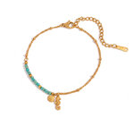 Bracelet coralia hippocampe coquillage acier inoxydable - bijoux femme idee cadeau - Olympe bijoux4
