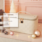 calendrier de lavent 6 cases bijoux fantaisie femme en acier inoxydable - Olympe bijoux-details