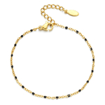 bracelet-boho-noir-acier-inoxydable-doré-olympe-bijoux-fond-blanc