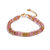 Bracelet-Dhélia-rose-Acier-inoxydable-Olympe- bijoux-bagues-colliers-joncs-sautoirs-boucles-d-oreilles-creoles