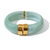 Jonc-manchette-Vert-lagon-Acier-inoxydable-résine-Olympe-bijoux-bagues-bracelets-colliers-breloques-boucles-d-oreilles-creoles