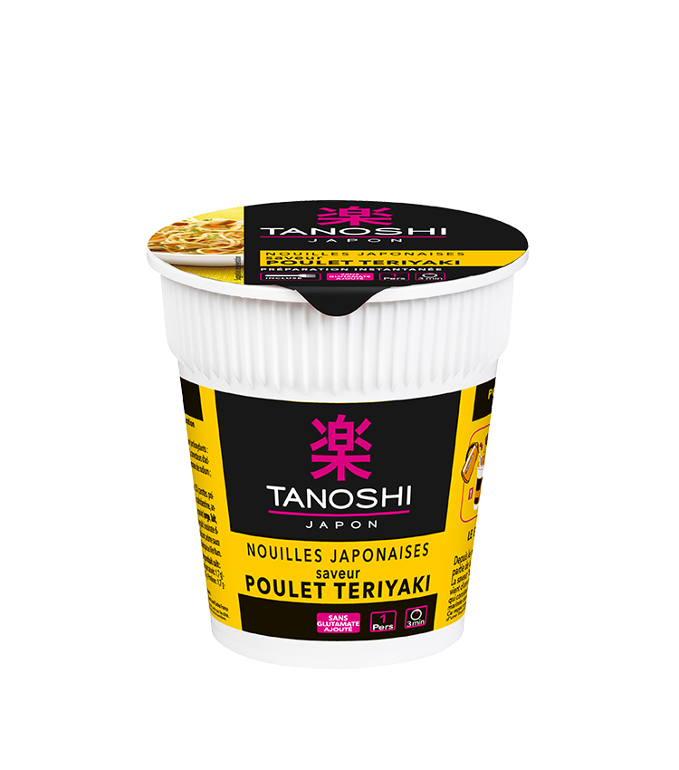 Nouille poulet épice TANOSHI : le cup de 65g à Prix Carrefour
