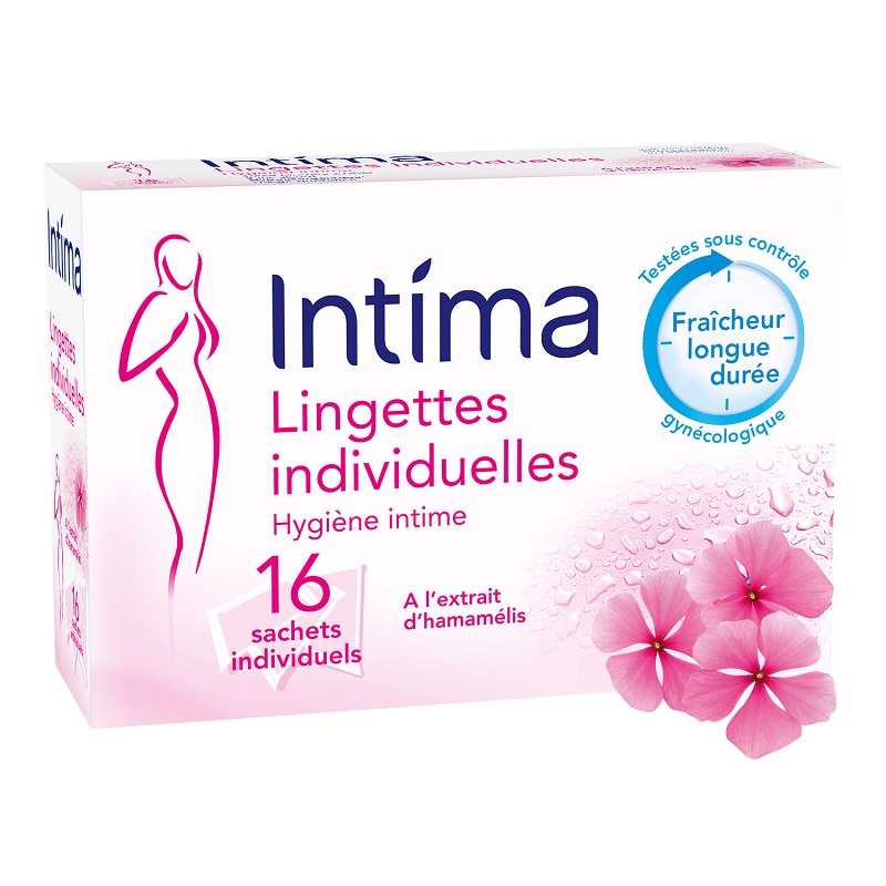 Lingette individuelle hygiène intime RONT - Boîte distributrice de 250 -  Lingettes nettoyantes intime - Robé vente matériel médical