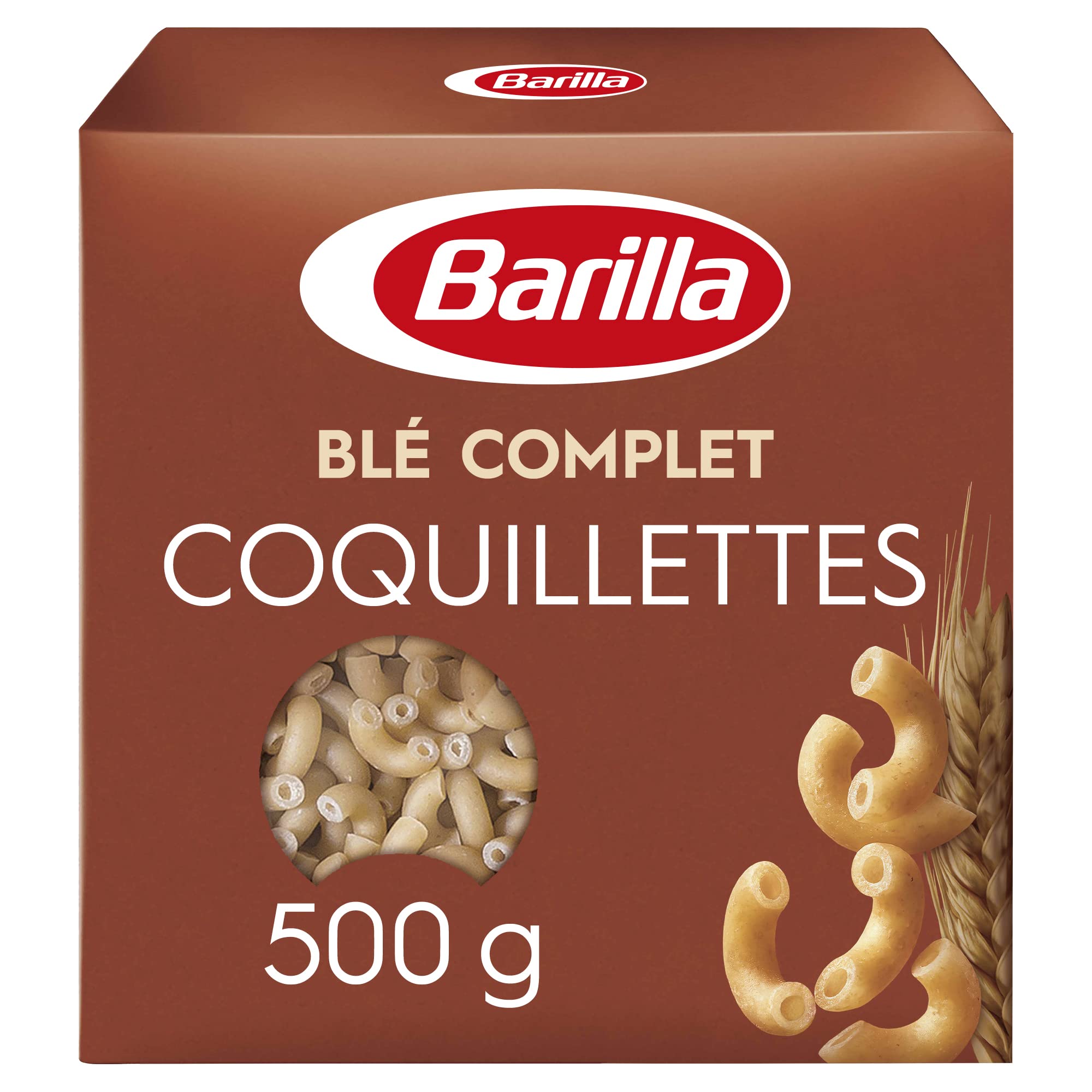 BARILLA - COQUILLETTES INTEGRALE BLE COMPLET Boite de 500g