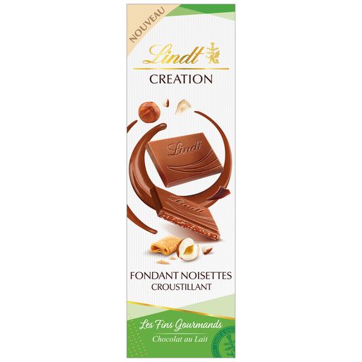 Lindt - Tablette Pralinés Noisettes LES GRANDES - Chocolat au Lait