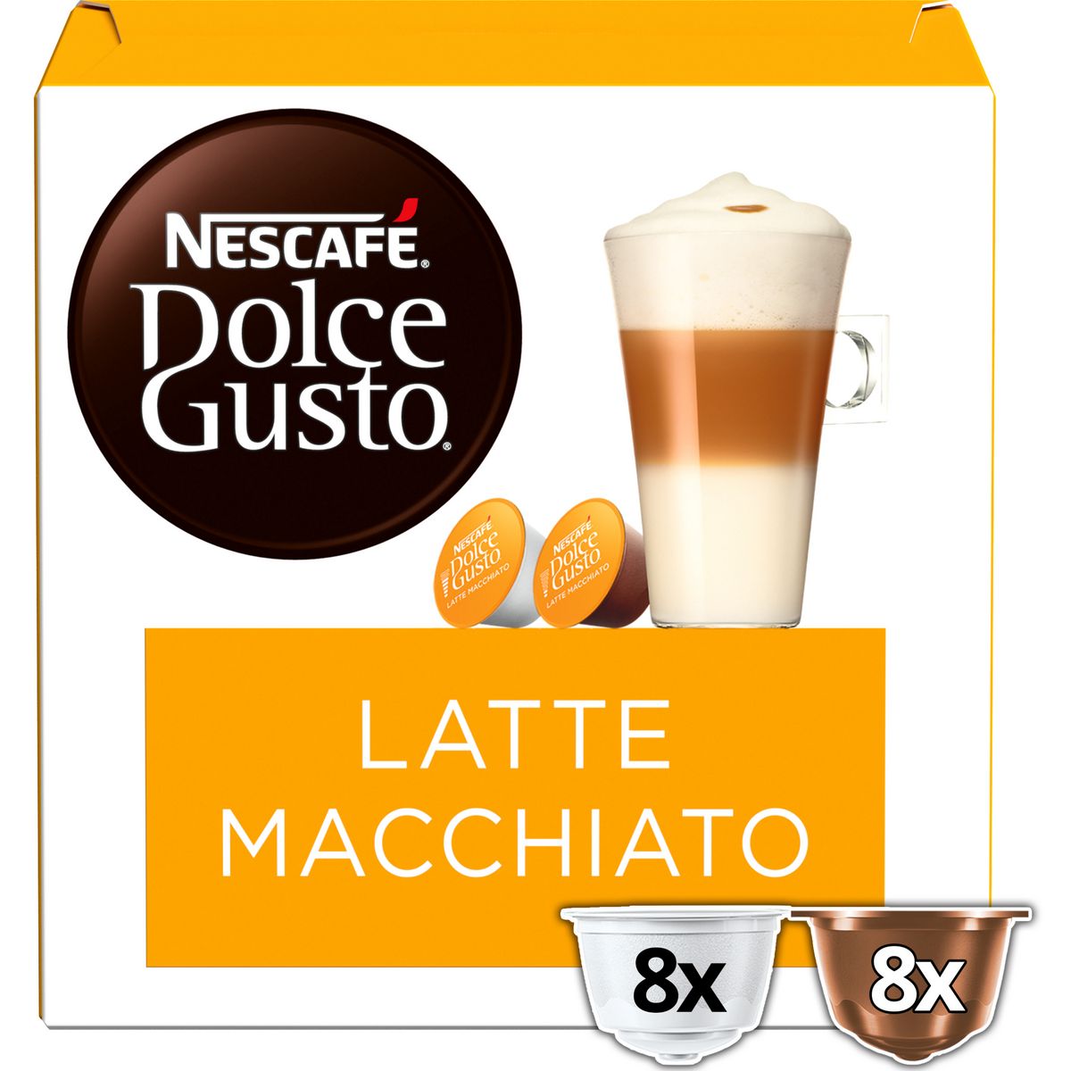 CAFE LATTE MACCHIATO DOLCE GUSTO 16 capsules
