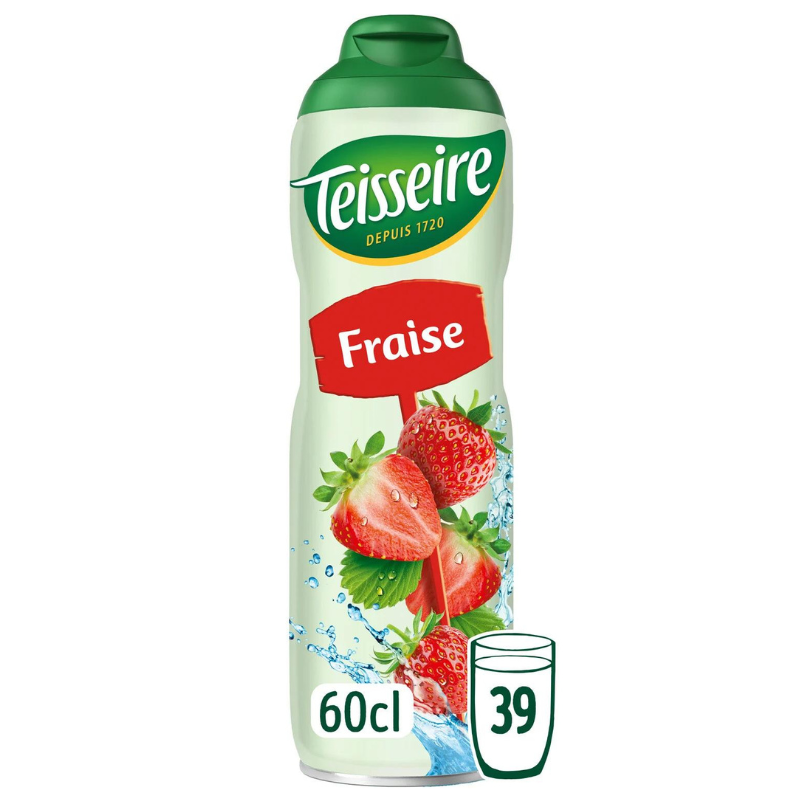 Sirop fraise TEISSEIRE : la bouteille de 60cL à Prix Carrefour