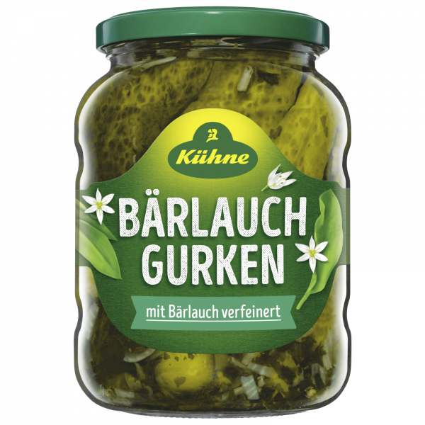 KÜHNE - CORNICHON A L'AIL SAUVAGE Bocal de 670g