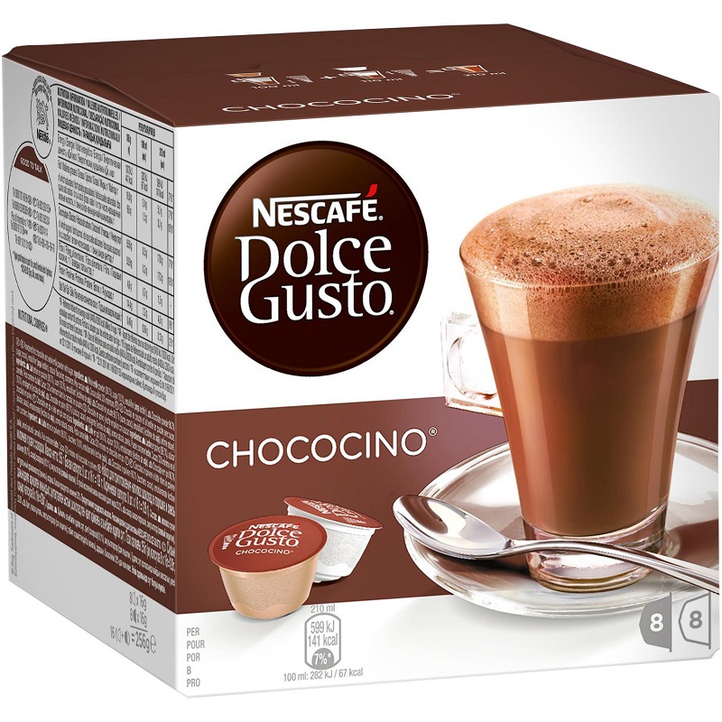CHOCOLAT CHOCOCINO DOLCE GUSTO 16 capsules - Café et Filtre/Café Dosettes DOLCE  GUSTO 