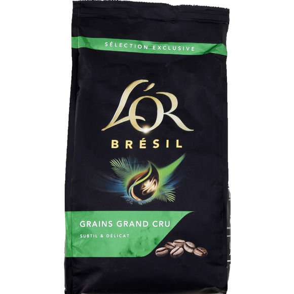 Deux paquets de Café en grains L'Or Brésil –