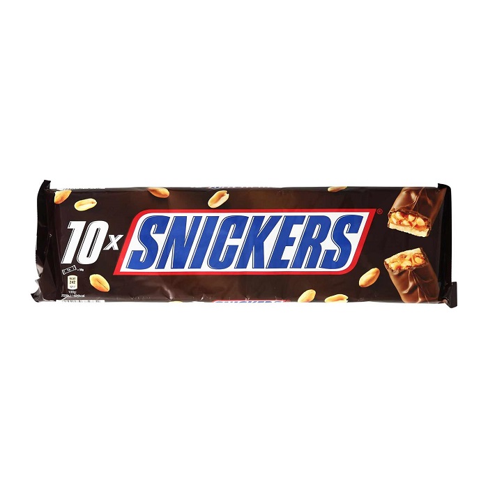 SNICKERS barre chocolat, caramel et cacahuètes - Single - 50g