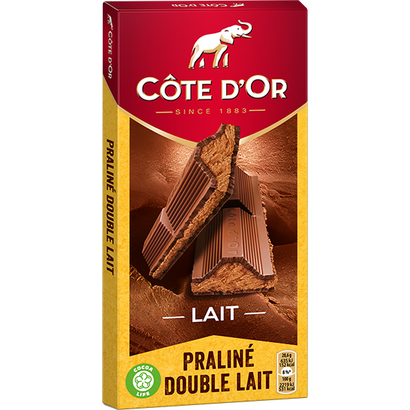 COTE D\'OR - CHOCOLAT FONDANT LAIT PRALINE 200g