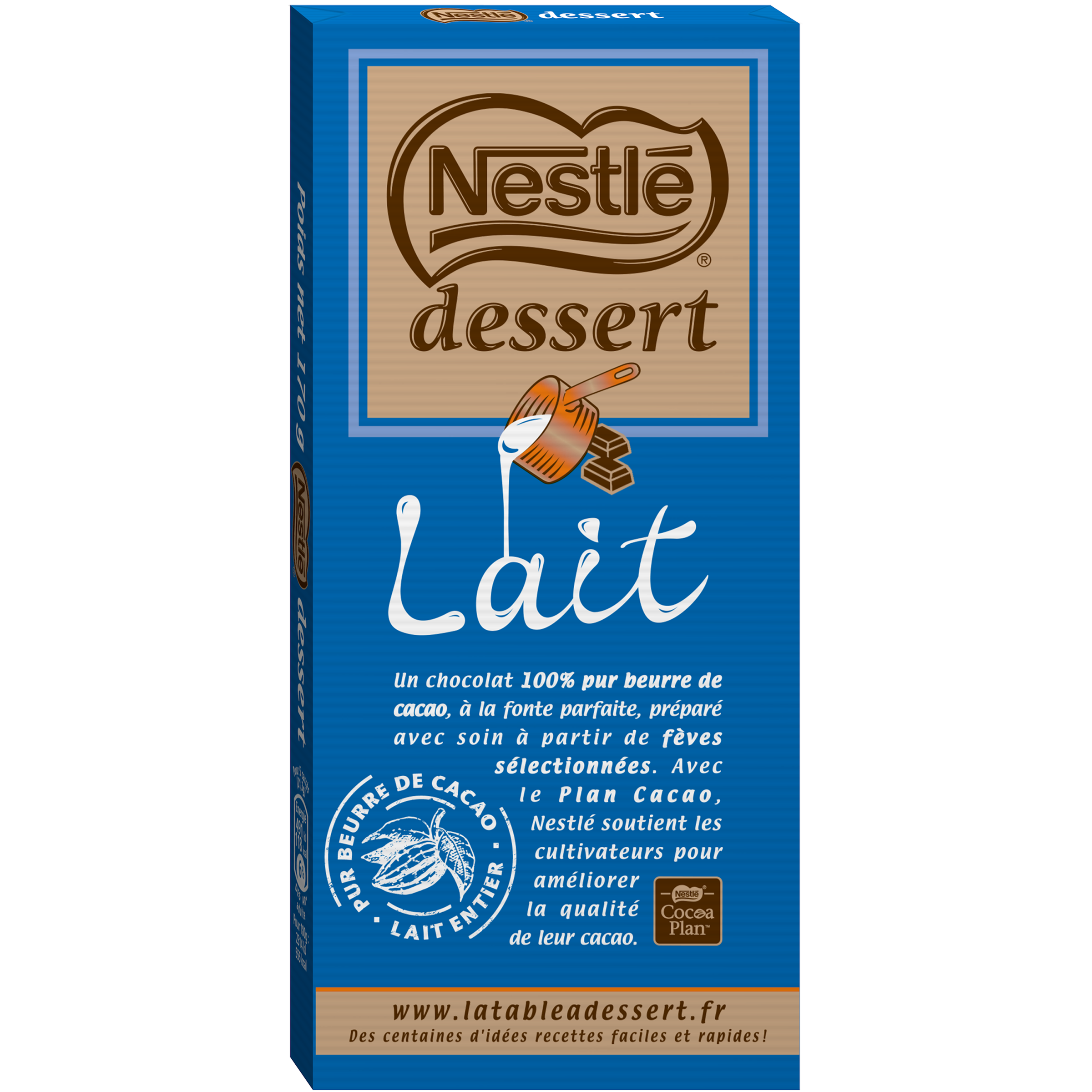 Nestlé - Chocolat pâtissier au lait NESTLE DESSERT