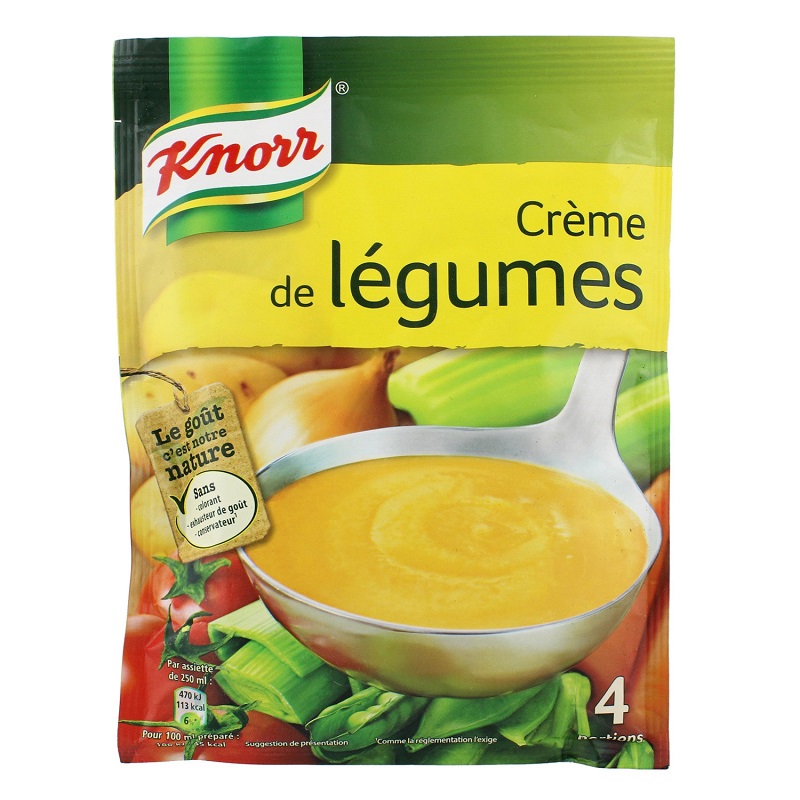 KNORR - CREME DE LEGUMES Sachet de 112g - Soupes et Croutons