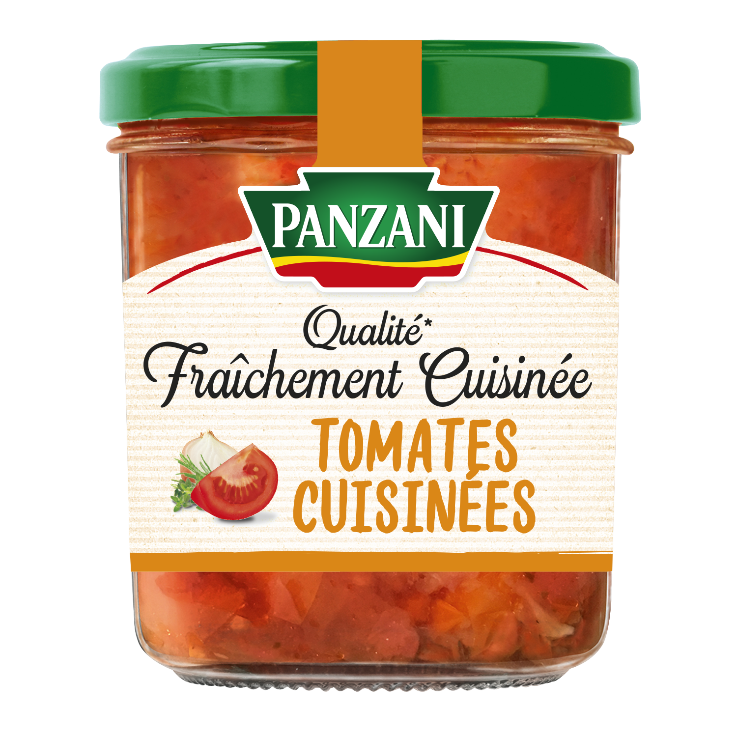 PANZANI SAUCE TOMATES CUISINEES Pot de 320g Les Sauces chaudes