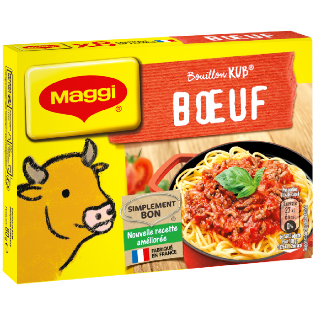 MAGGI - BOUILLON KUB DE VOLAILLE Boite de 18 tablettes - Les Sauces  chaudes, Bouillon, Fond de sauce, Papillotes/Les Bouillons Tablettes 