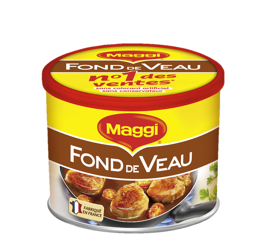 MAGGI - FOND DE VEAU Boite de 110g - Les Sauces chaudes, Bouillon, Fond de  sauce, Papillotes/Fond de sauce, Gelée et Court-bouillon 