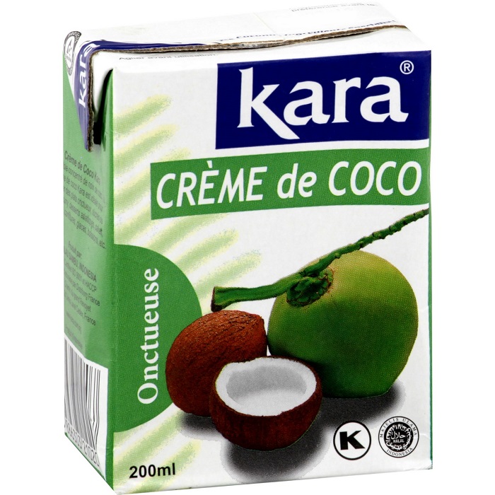 KARA - CREME DE COCO ONCTUEUSE Brique de 200ml - Produits du Monde