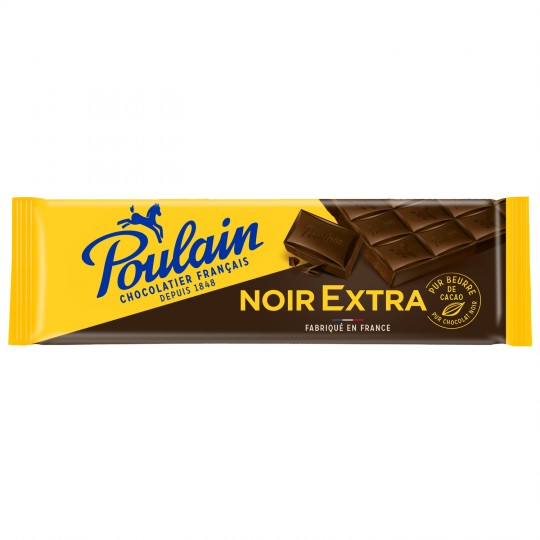 Poulain Tablettes Chocolat NOIR EXTRA 4x100g 