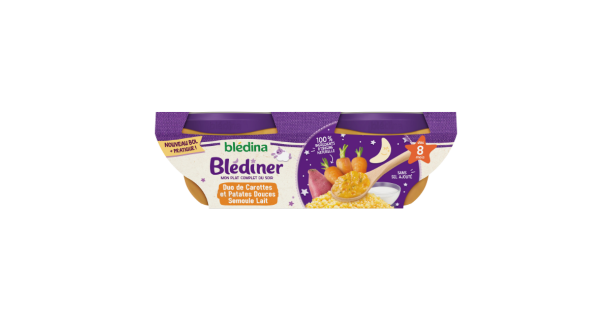 Bledidej 12 Mois Blédina Blédiner - 12 Bols Crème Légumes Épices Et Pâtes, Dès 15 Mois, Repas Du Soir Bébé Lessive Bebe