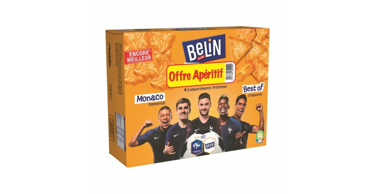 BELIN - BISCUITS APERITIF MONACO ASSORTIS Boite de 340g - Apéritif et ...