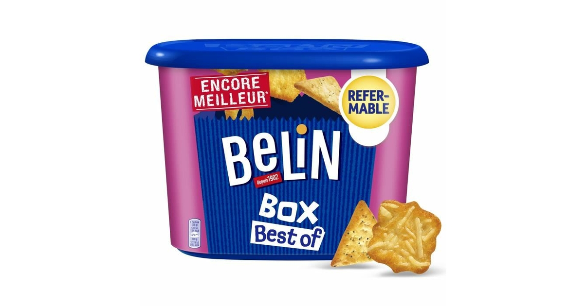 BELIN - BISCUITS APERITIF BEST OF BOX Boite de 205g - Apéritif et Chips ...