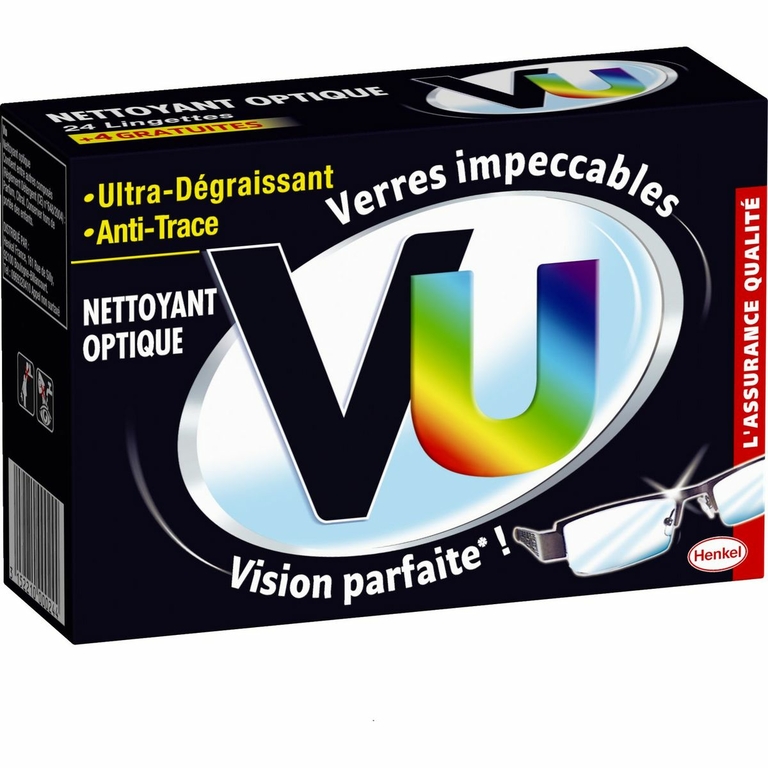 Vu Lingette Nettoyante Optique Boite De Lingettes Parapharmacie Optiques Et Auditifs