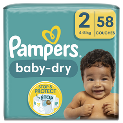 Pampers Baby-Dry Pants Taille 4 9-15 kg 23 Couches-Culottes pas cher