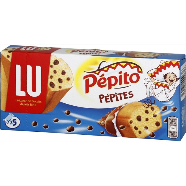 LU Pépito Pépites Gâteaux aux pépites de chocolat