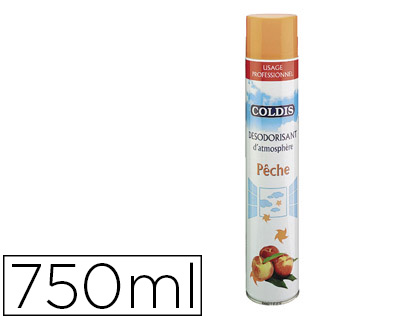 Désodorisant aérosol professionnel pêche Coldis 750 ml vue 2