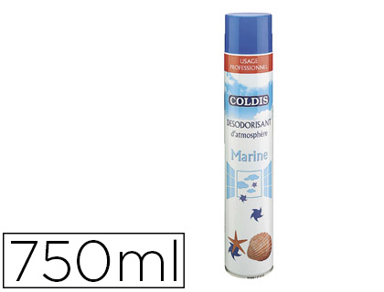Désodorisant aérosol professionnel marine Coldis 750 ml vue 2