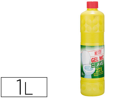 Gel nettoyant WC javel Coldis Netty 1 L vue 2