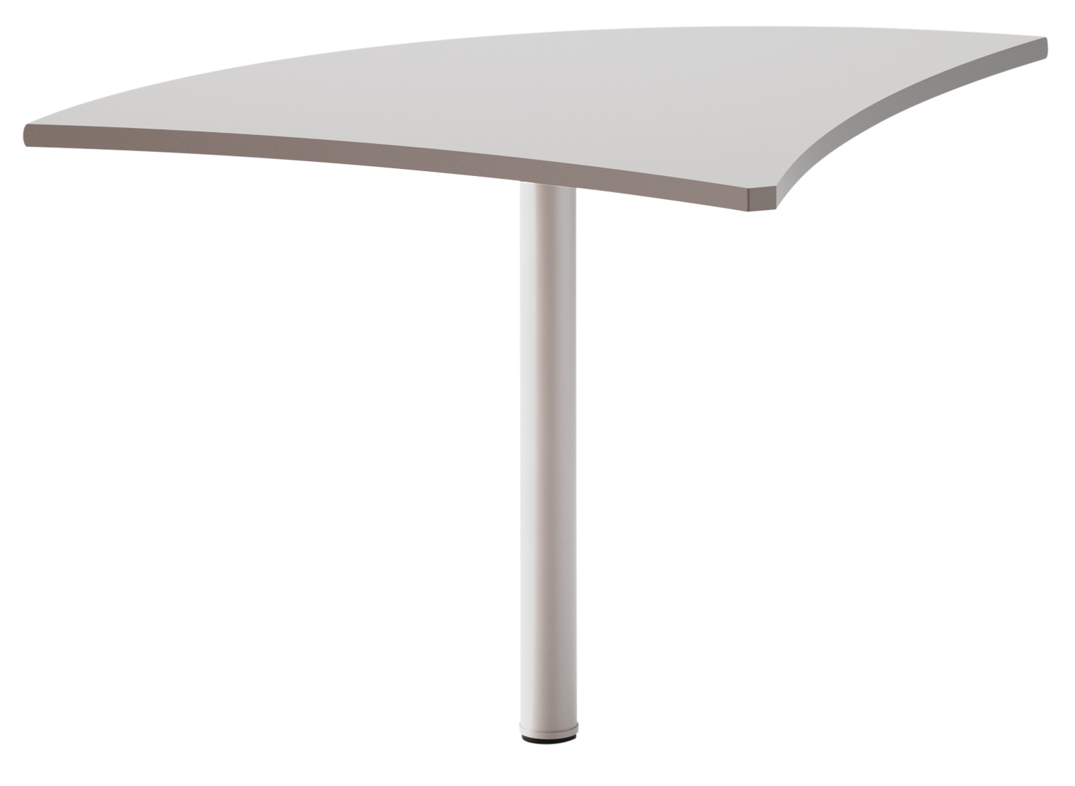 Angle de liaison Jazz+ 80 cm hêtre ambré et gris météor Gautier Office