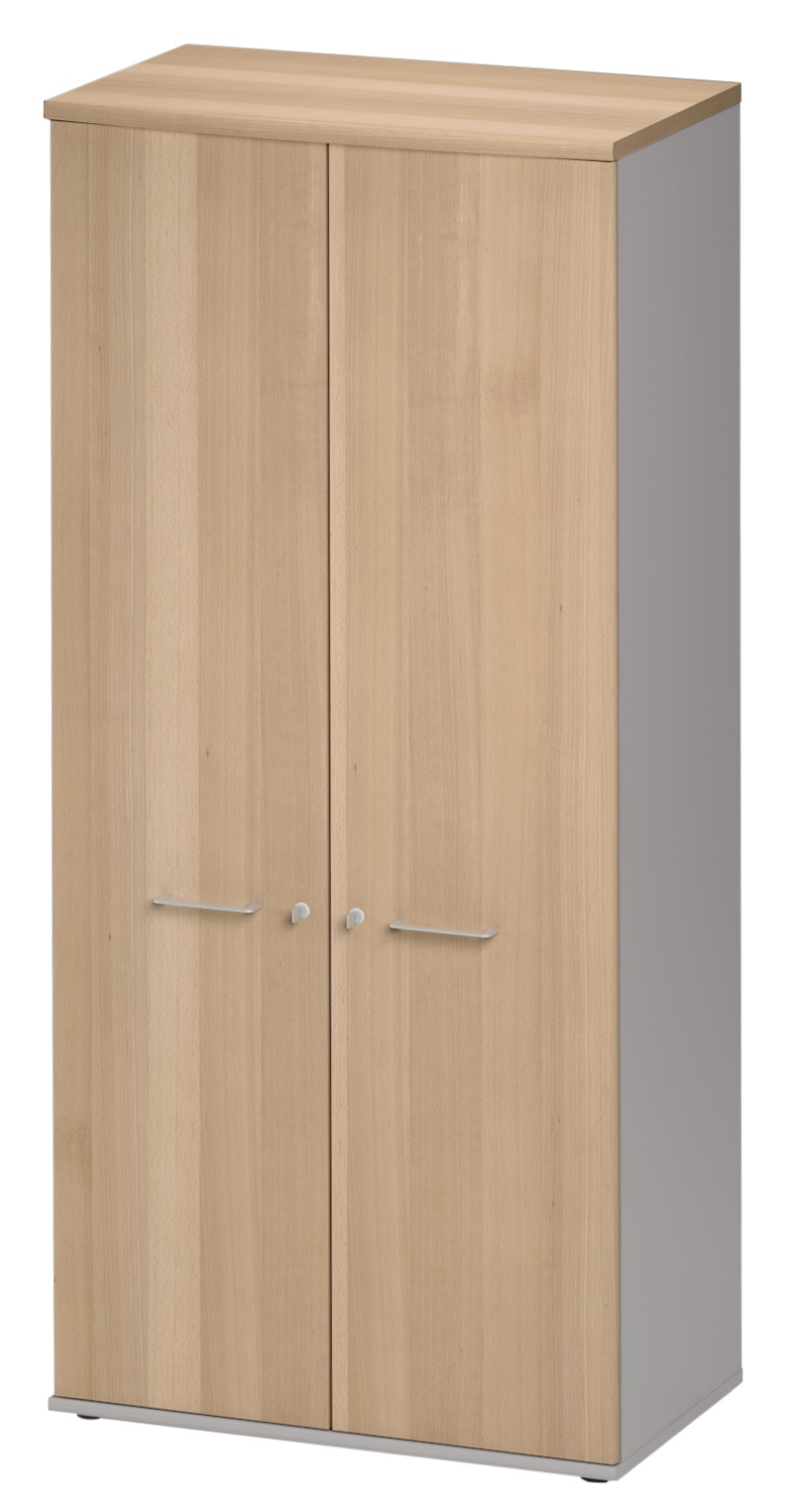 JAZZ+ HÊTRE AMBRÉ ARMOIRE 2 PORTES 80CM