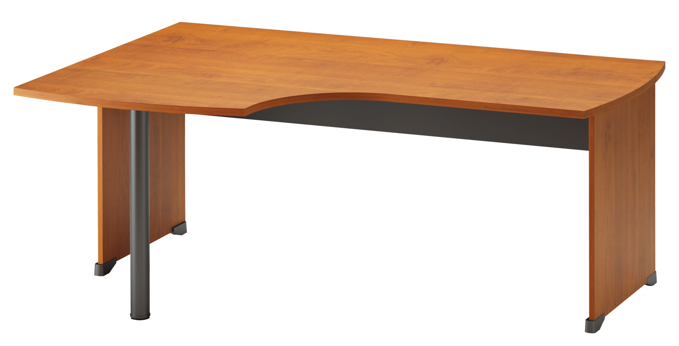 Plan compact gauche Jazz+ 180 cm pieds panneaux aulne Gautier Office