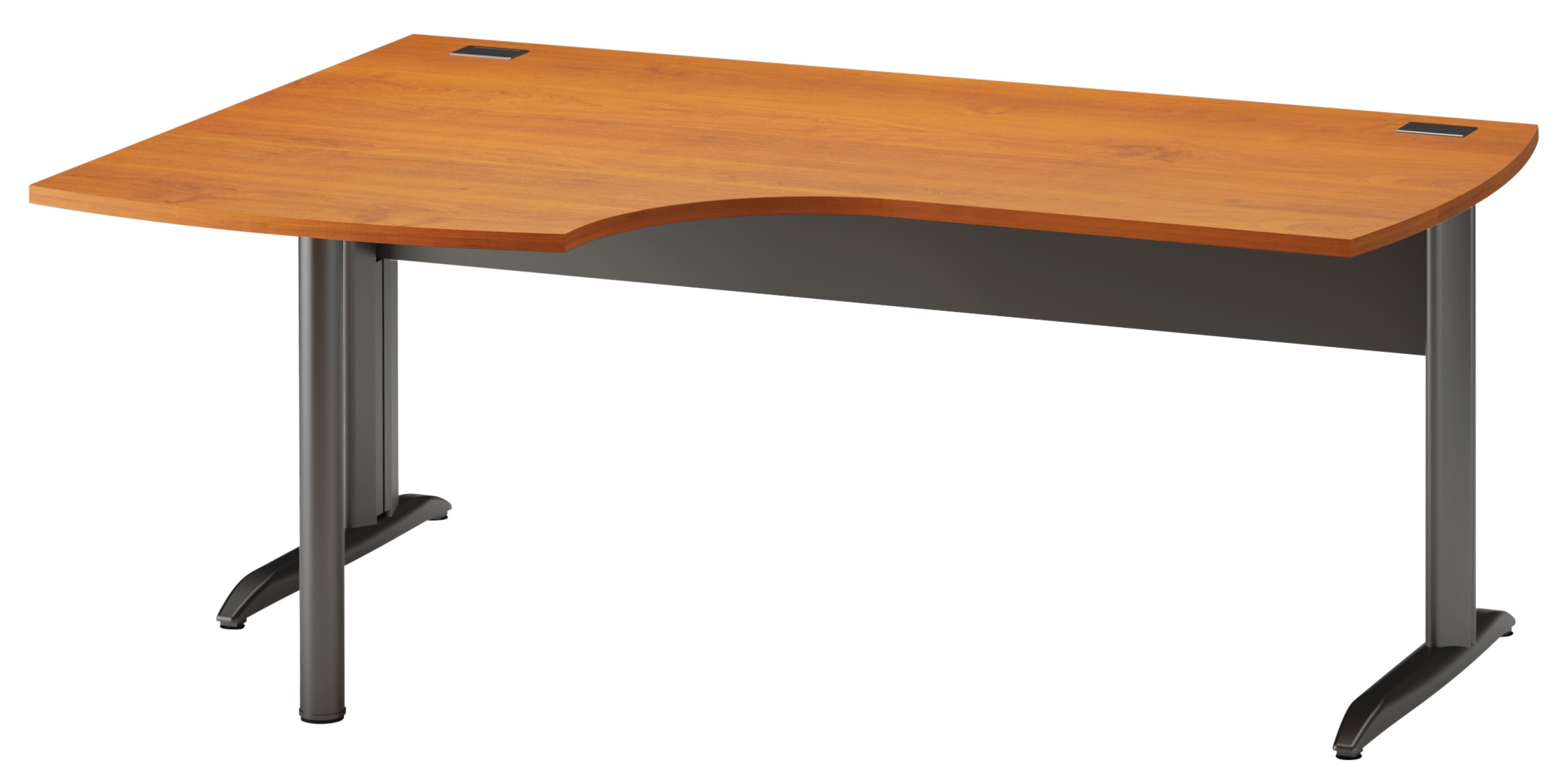 Plan compact gauche Jazz+ 180 cm pieds métal aulne Gautier Office