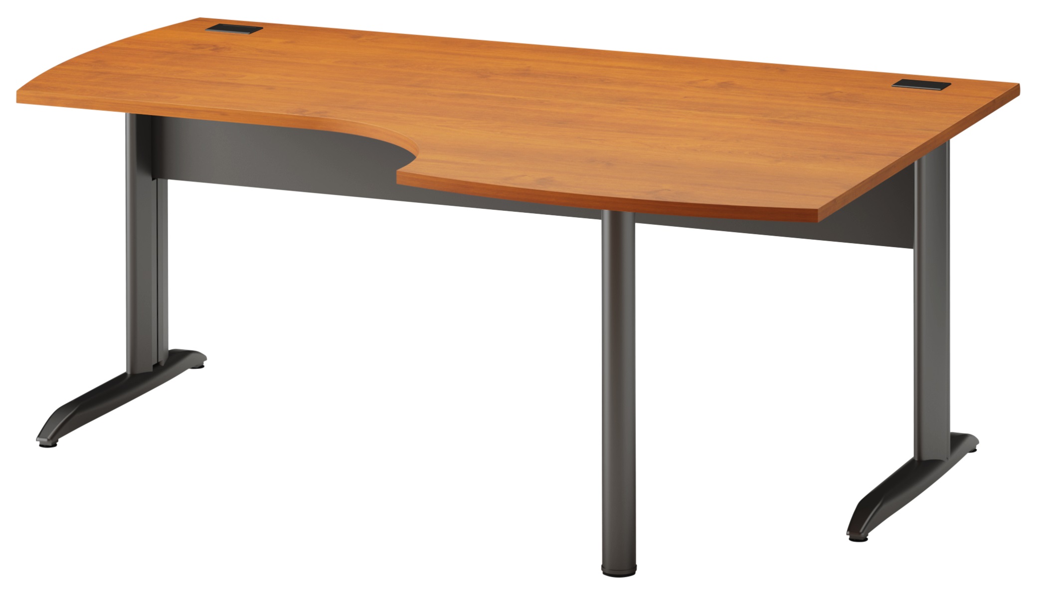 Plan compact droit Jazz+ 180 cm pieds métal aulne Gautier Office