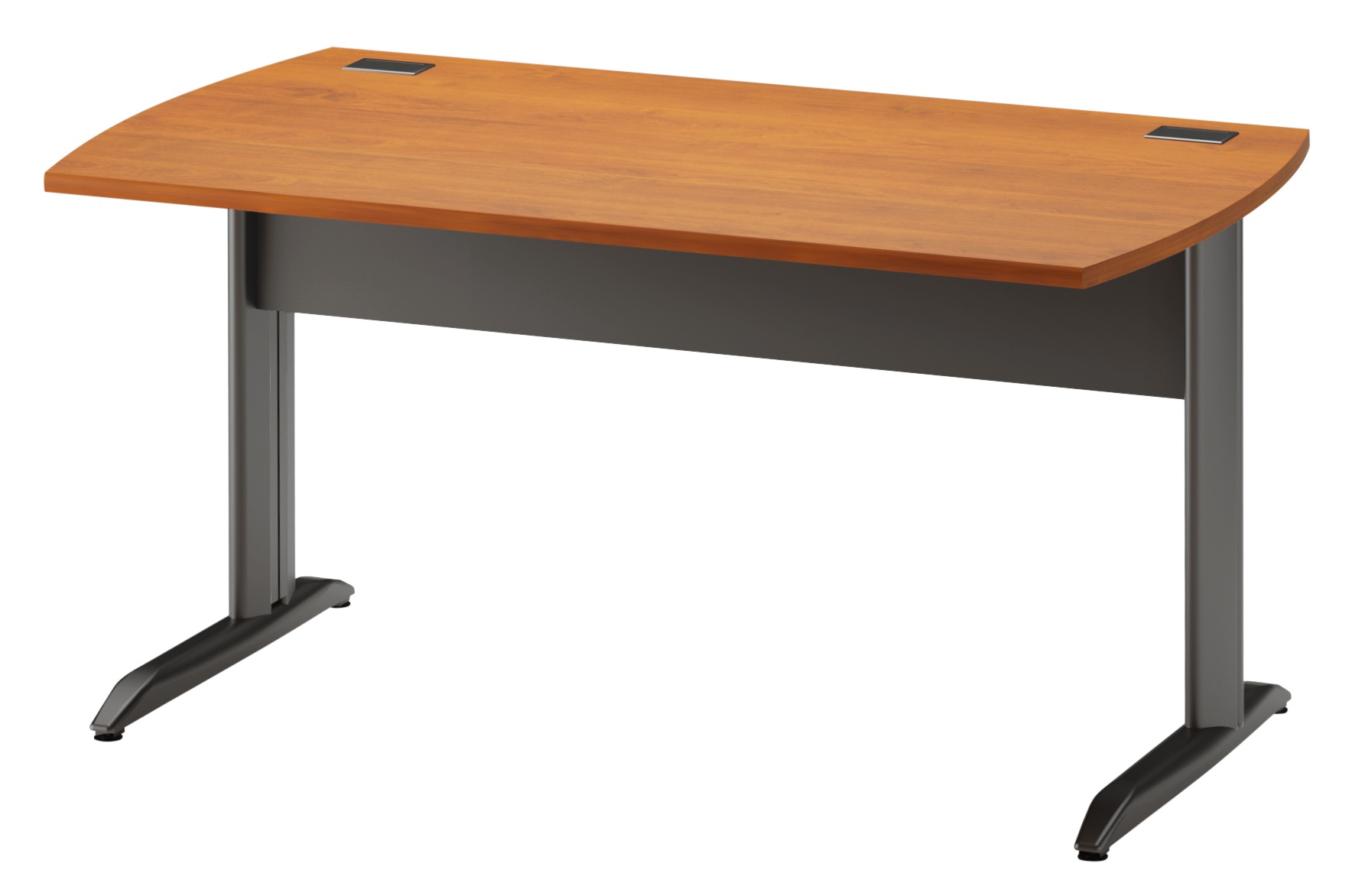 Bureau droit Jazz+ pieds métal aulne Gautier Office