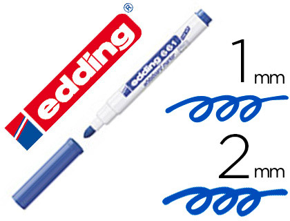 Marqueur tableau blanc Edding E661 bleu vue 2