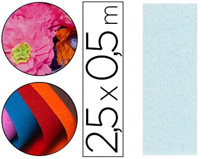 10 FEUILLES CRÉPON BLEU TURQUOISE