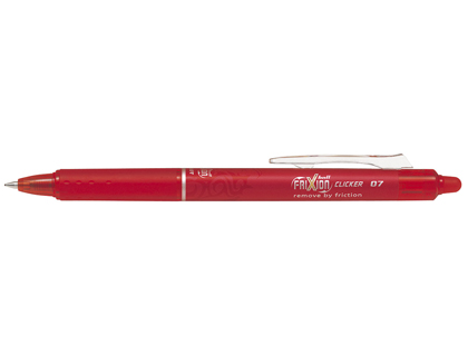 STYLO ROLLER FRIXION CLICKER 0.7 ROUGE