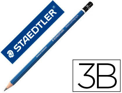 Crayon graphite Staedtler Mars Lumograph 100 3B vue 2