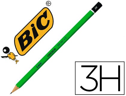 Crayon graphite BIC Criterium 550 3H vue 2