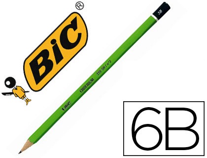 Crayon graphite BIC Criterium 550 6B vue 2