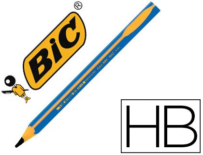 Crayon graphite BIC Beginners bleu vue 2