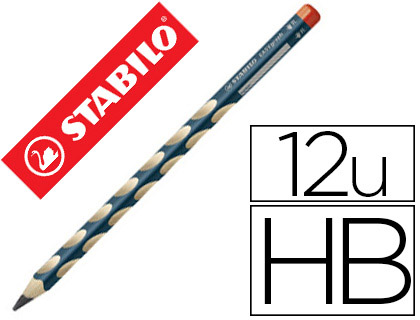 Crayon graphite Stabilo EASYgraph HB droitier vue 2